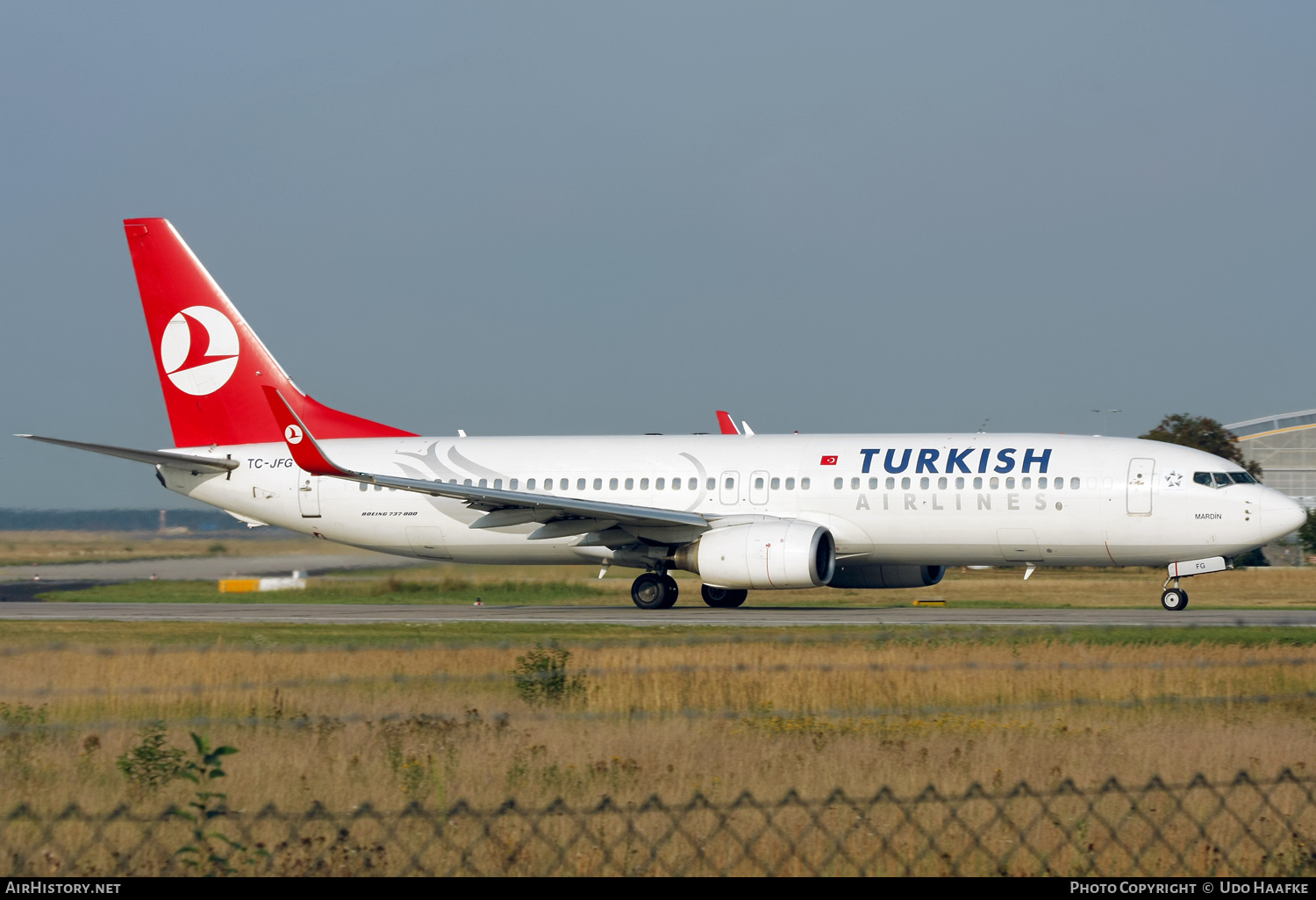 Aircraft Photo of TC-JFG | Boeing 737-8F2 | Turkish Airlines | AirHistory.net #557051