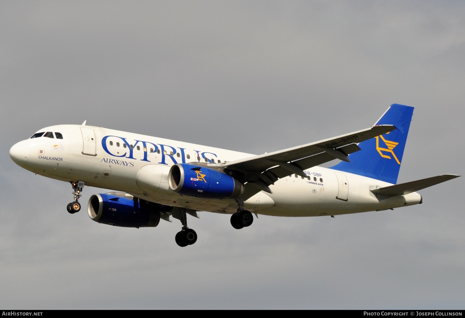 Aircraft Photo of 5B-DBP | Airbus A319-132 | Cyprus Airways | AirHistory.net #557060