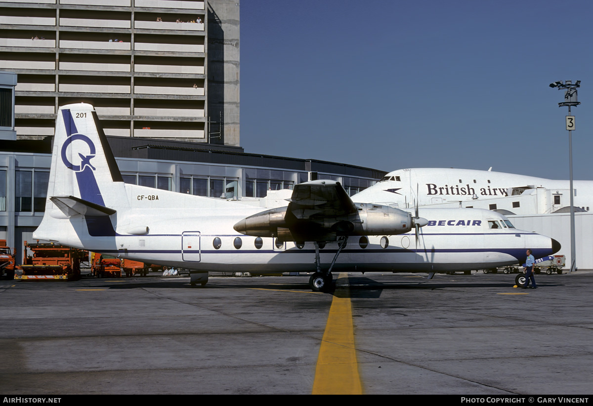 Aircraft Photo of C-FQBA | Fairchild F-27 | Quebecair | AirHistory.net #557079