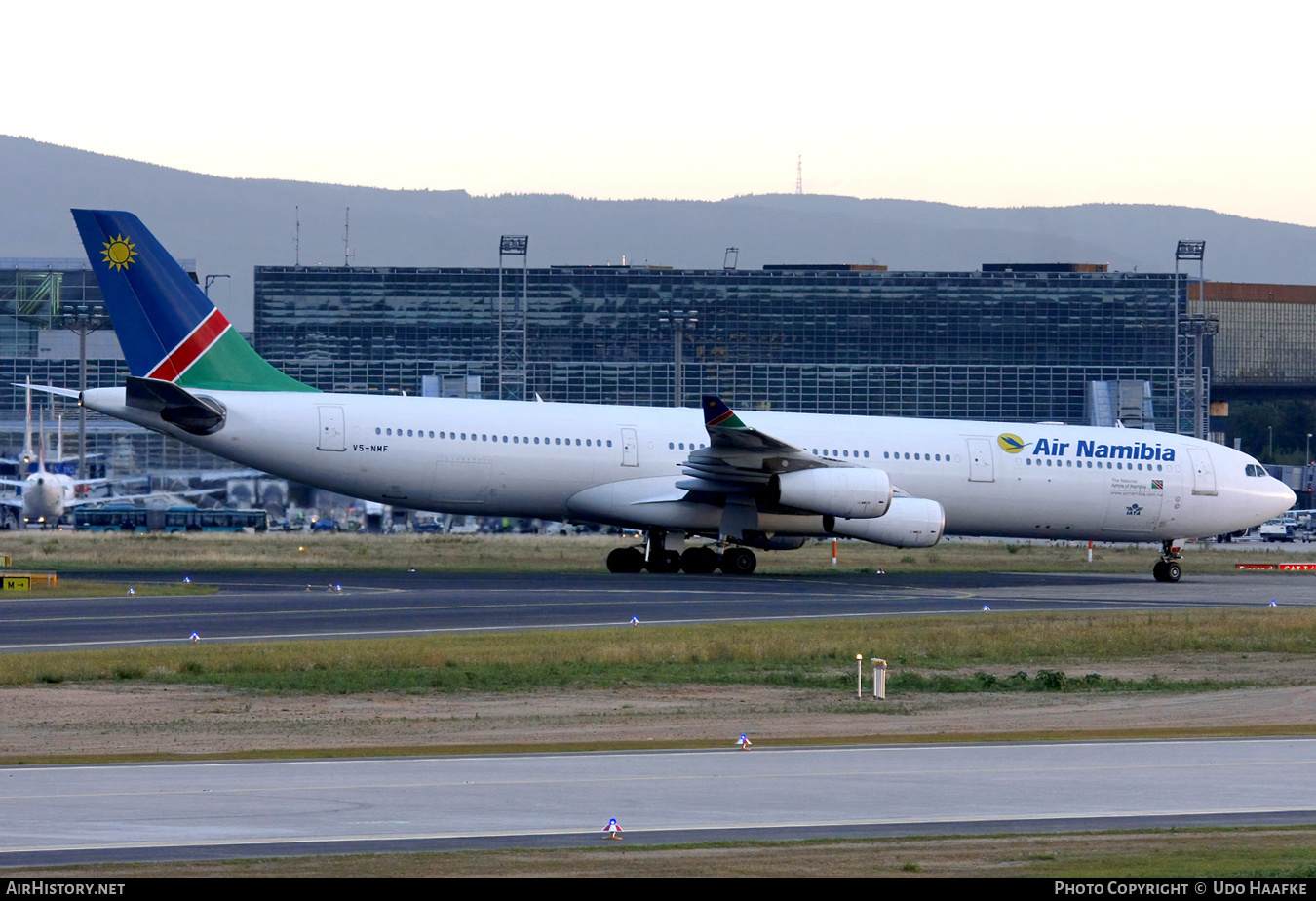 Aircraft Photo of V5-NMF | Airbus A340-311 | Air Namibia | AirHistory.net #557083