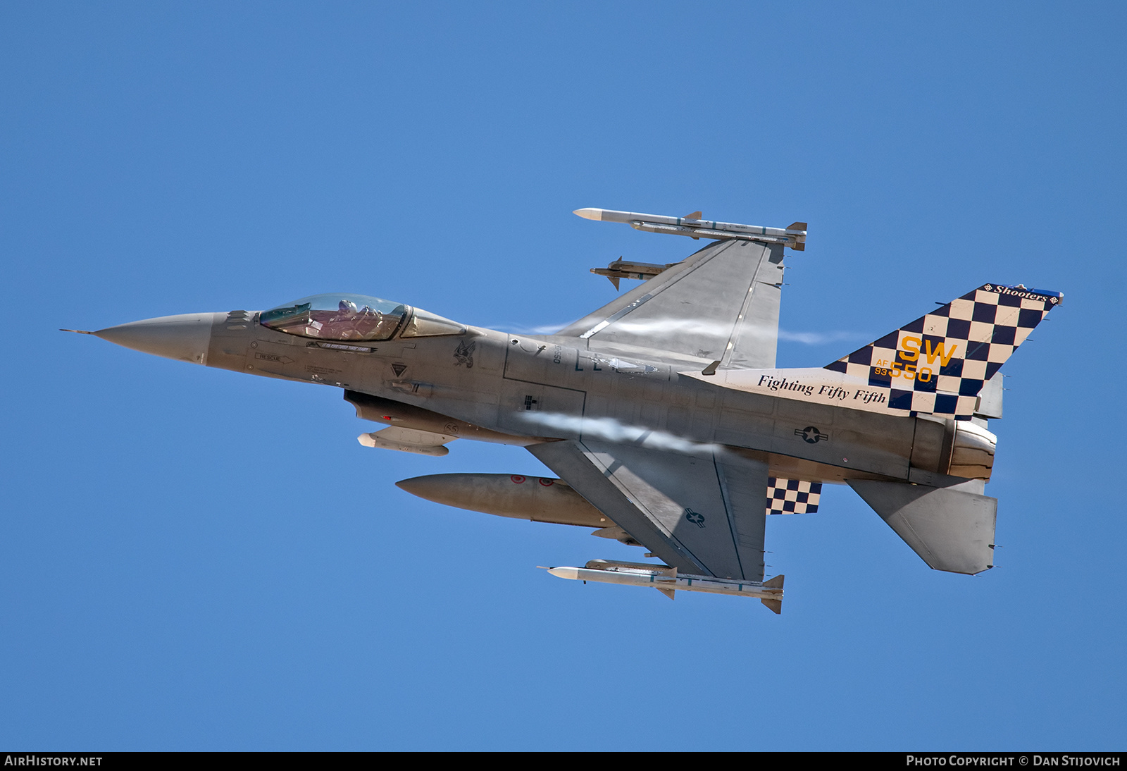 Aircraft Photo of 93-0550 / AF93-550 | General Dynamics F-16CM Fighting Falcon | USA - Air Force | AirHistory.net #557097