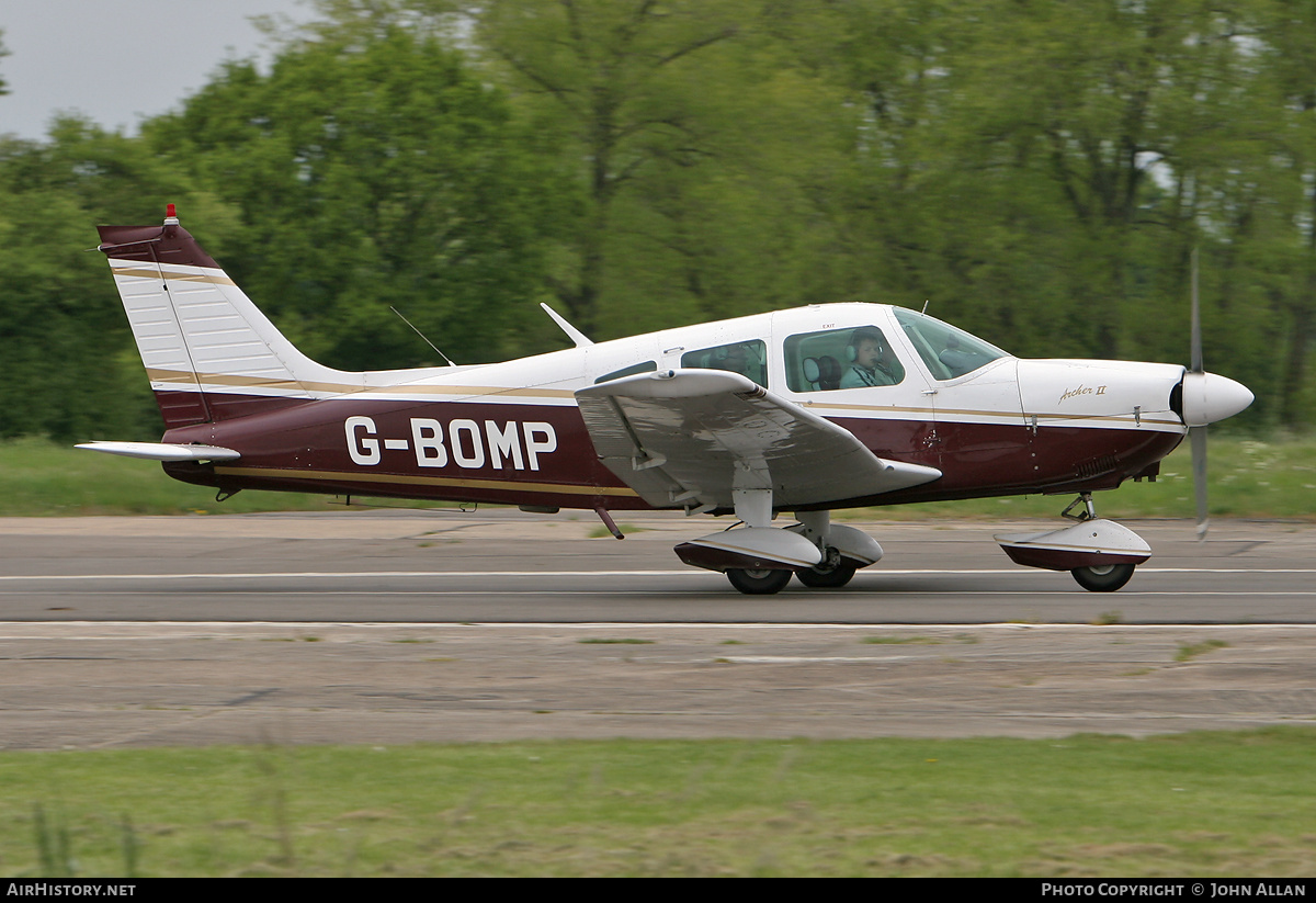 Aircraft Photo of G-BOMP | Piper PA-28-181 Cherokee Archer II | AirHistory.net #557103