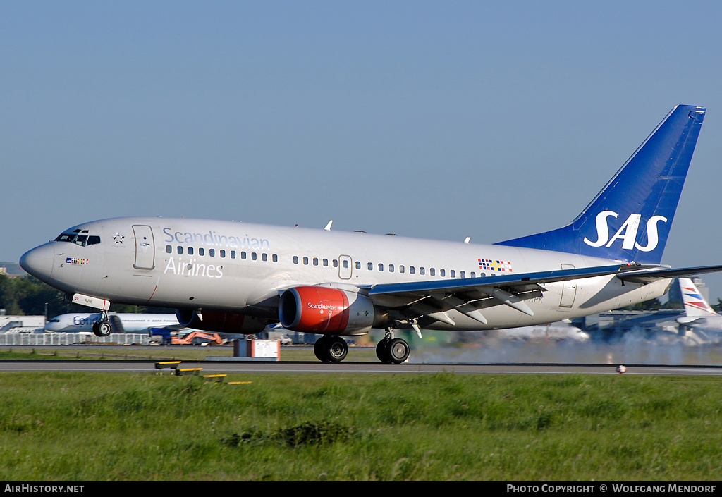 Aircraft Photo of LN-RPK | Boeing 737-783 | Scandinavian Airlines - SAS | AirHistory.net #557108