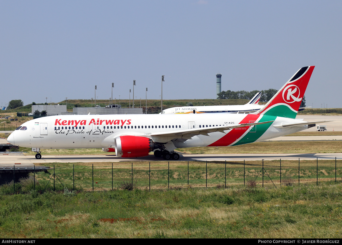 Aircraft Photo of 5Y-KZC | Boeing 787-8 Dreamliner | Kenya Airways | AirHistory.net #557130
