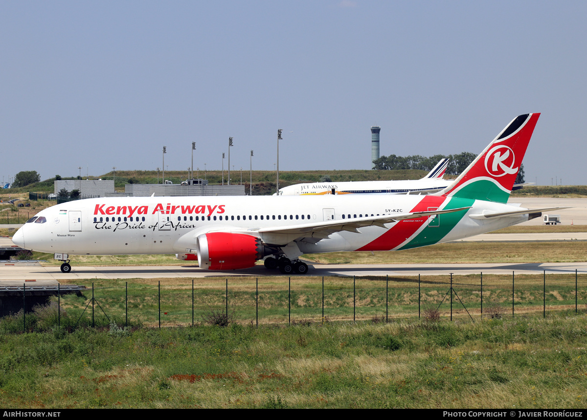 Aircraft Photo of 5Y-KZC | Boeing 787-8 Dreamliner | Kenya Airways | AirHistory.net #557130