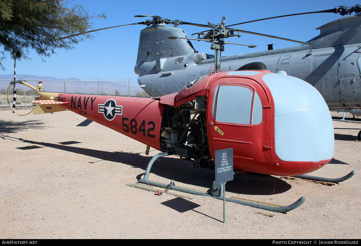 Aircraft Photo of 145842 | Bell TH-13N | USA - Navy | AirHistory.net #557135