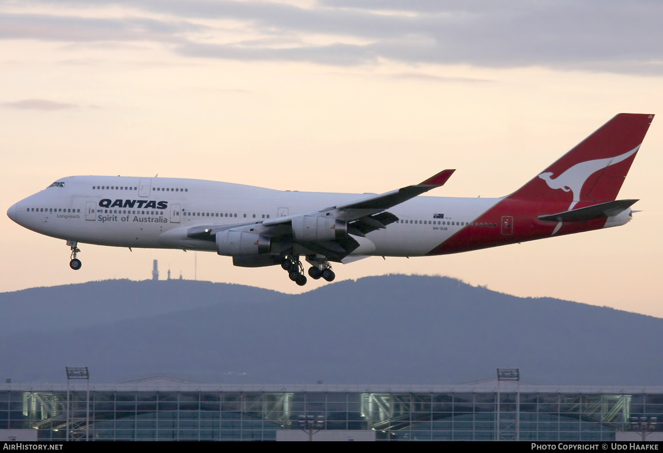 Aircraft Photo of VH-OJB | Boeing 747-438 | Qantas | AirHistory.net #557137