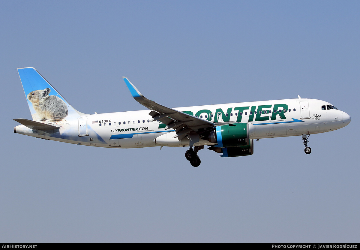 Aircraft Photo of N331FR | Airbus A320-251N | Frontier Airlines | AirHistory.net #557151