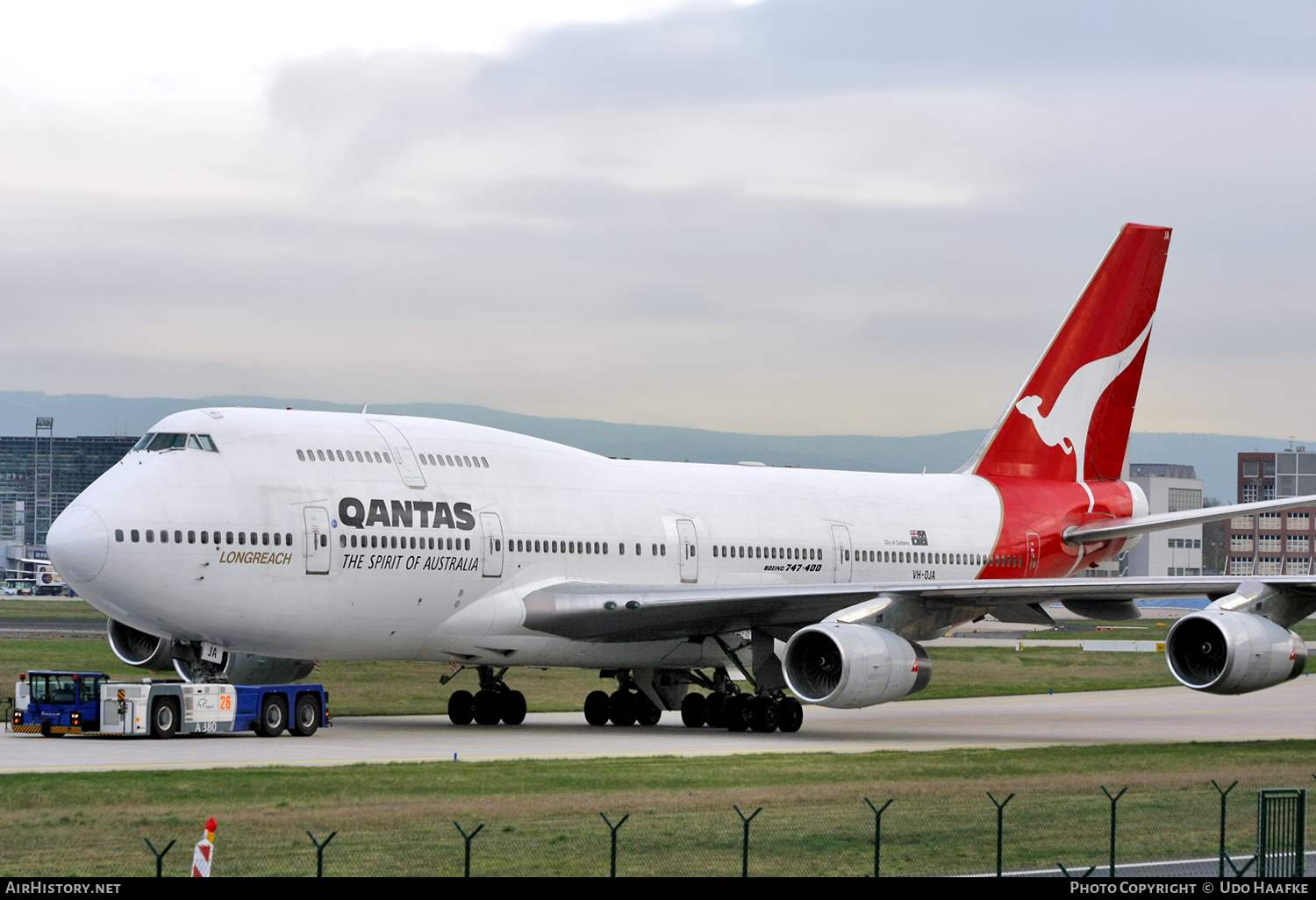 Aircraft Photo of VH-OJA | Boeing 747-438 | Qantas | AirHistory.net #557155