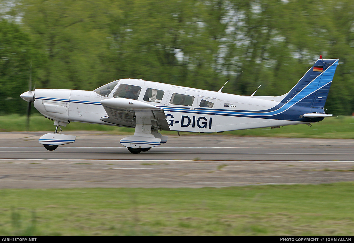 Aircraft Photo of G-DIGI | Piper PA-32-300 Cherokee Six 300 | AirHistory.net #557158
