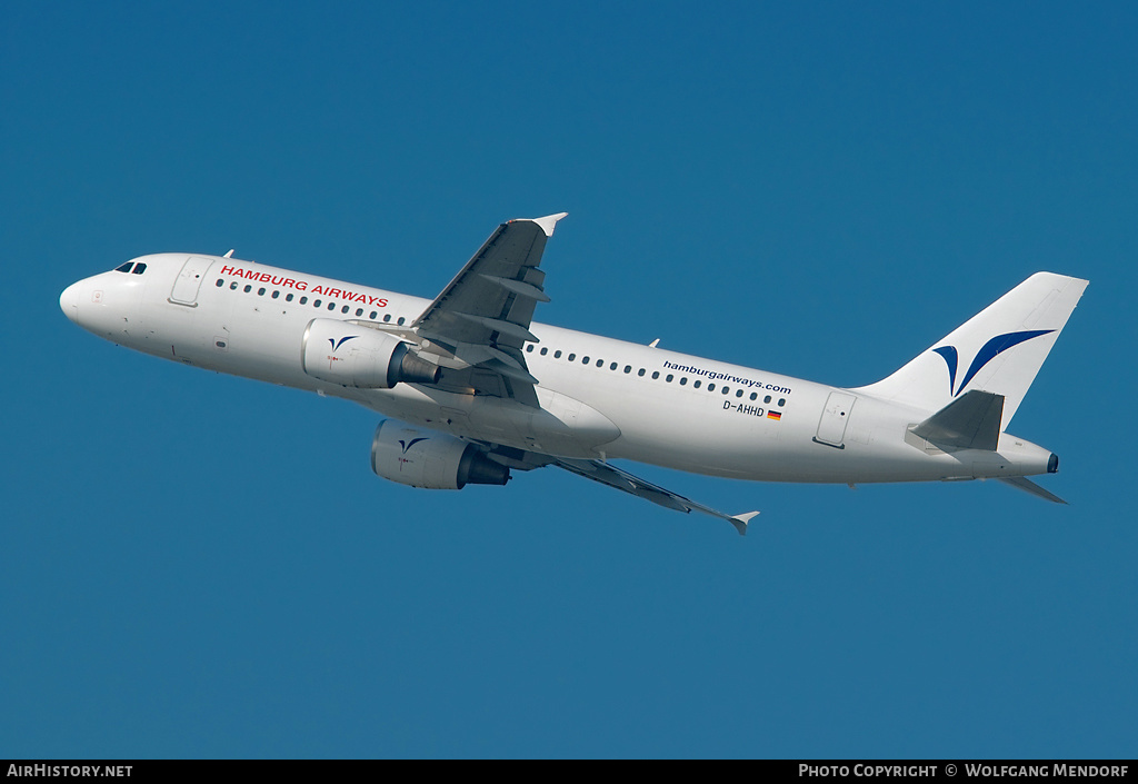 Aircraft Photo of D-AHHD | Airbus A320-214 | Hamburg Airways | AirHistory.net #557160