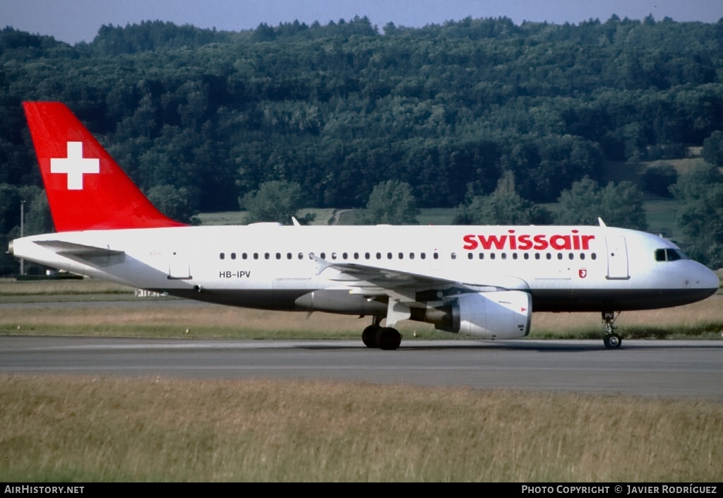 Aircraft Photo of HB-IPV | Airbus A319-112 | Swissair | AirHistory.net #557198