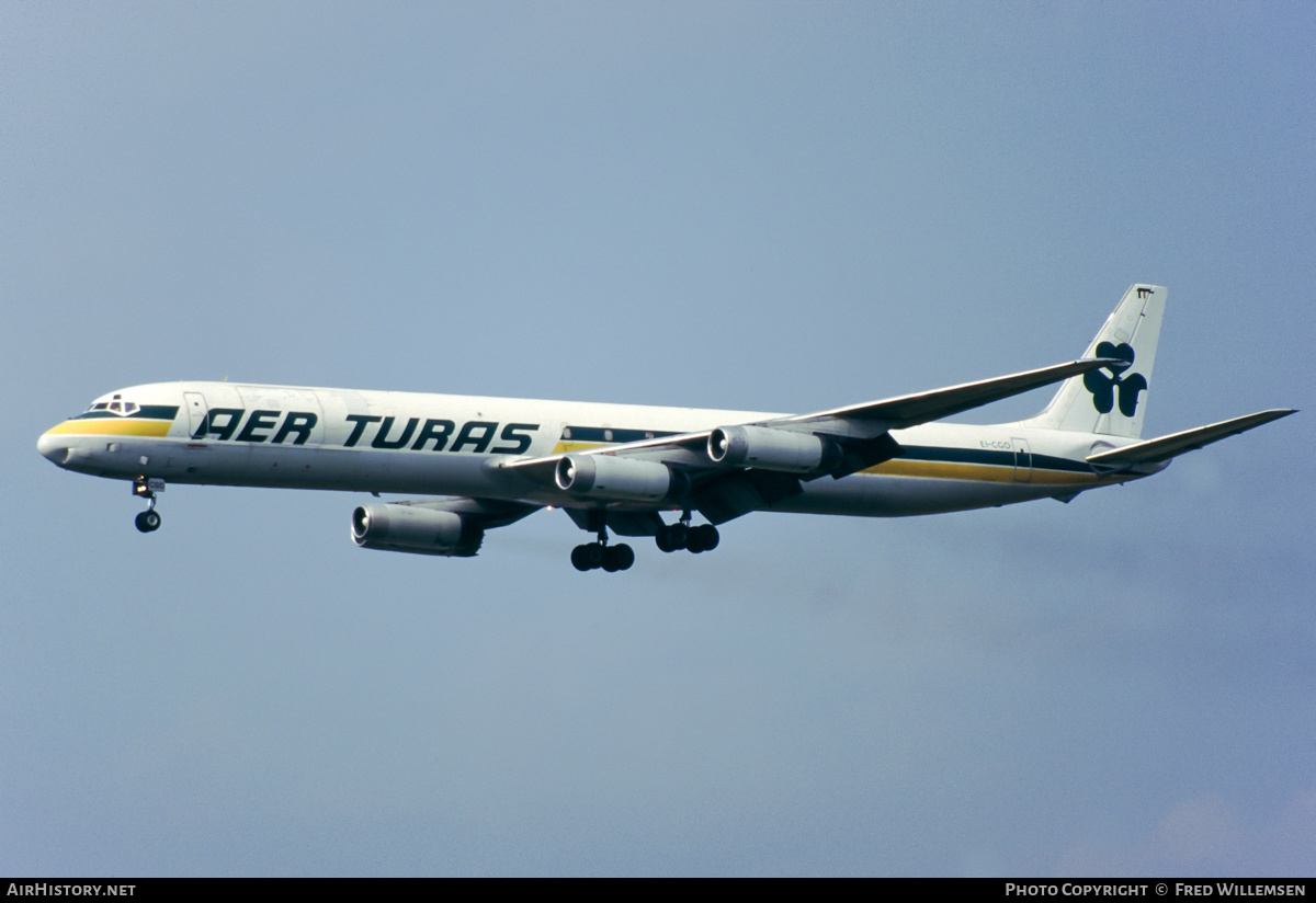 Aircraft Photo of EI-CGO | McDonnell Douglas DC-8-63(F) | Aer Turas | AirHistory.net #557221