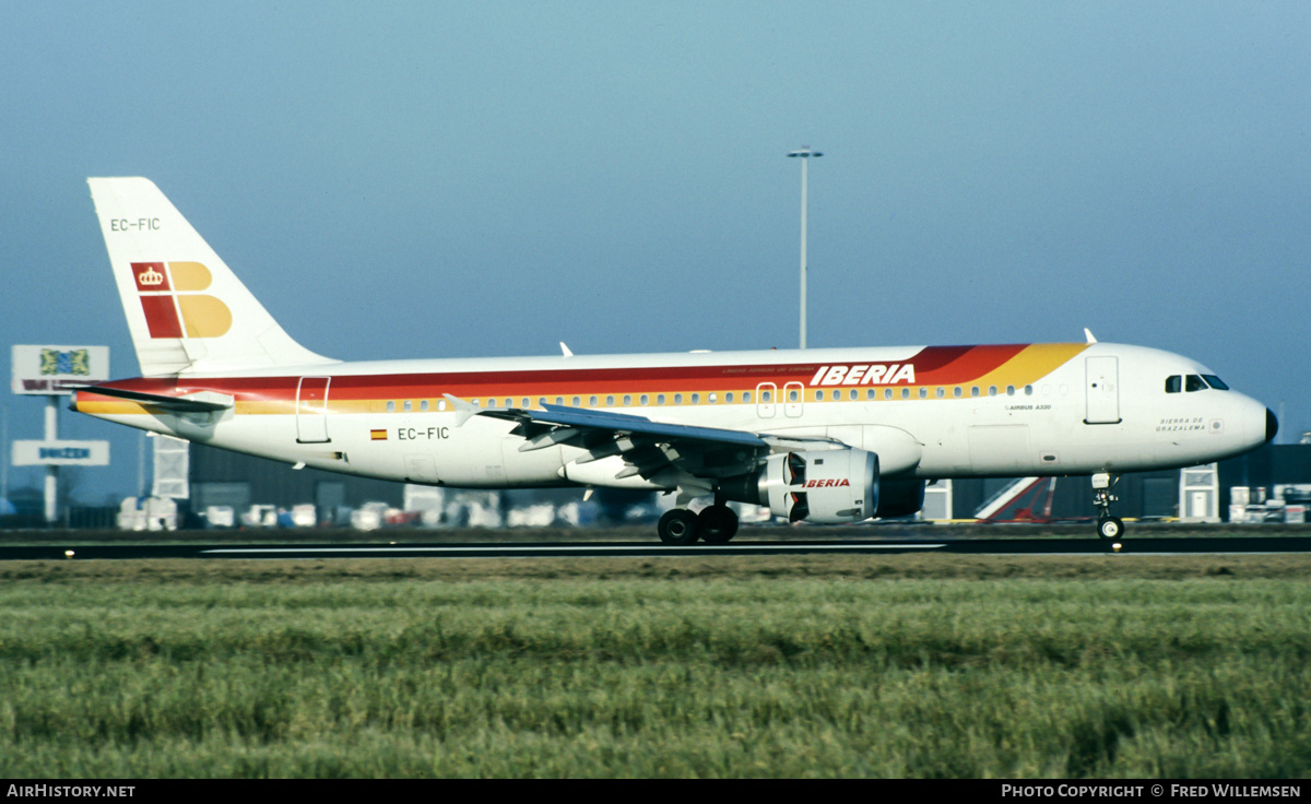 Aircraft Photo of EC-FIC | Airbus A320-211 | Iberia | AirHistory.net #557235