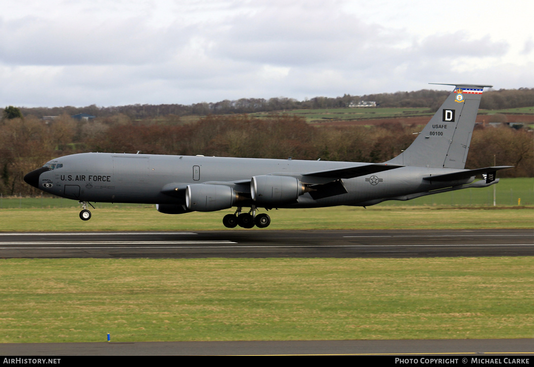 Aircraft Photo of 58-0100 / 80100 | Boeing KC-135R Stratotanker | USA - Air Force | AirHistory.net #557246