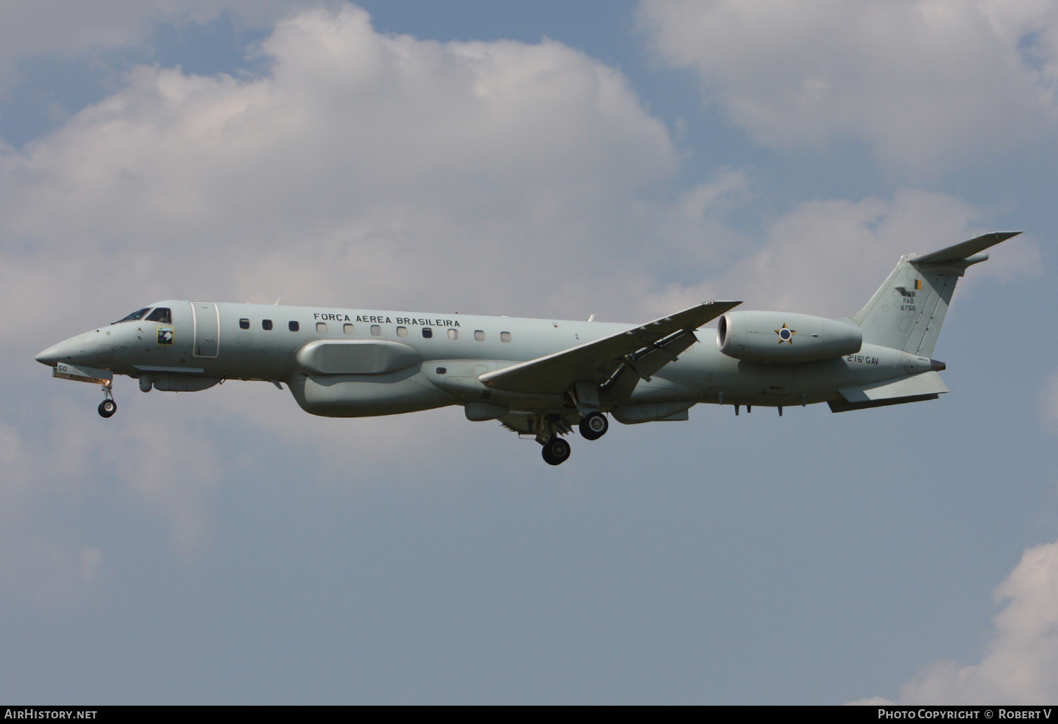 Aircraft Photo of 6750 | Embraer R-99A (EMB-145SA) | Brazil - Air Force | AirHistory.net #557250