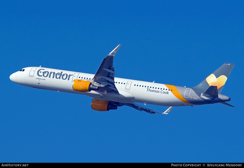 Aircraft Photo of D-AIAC | Airbus A321-211 | Condor Flugdienst | AirHistory.net #557272