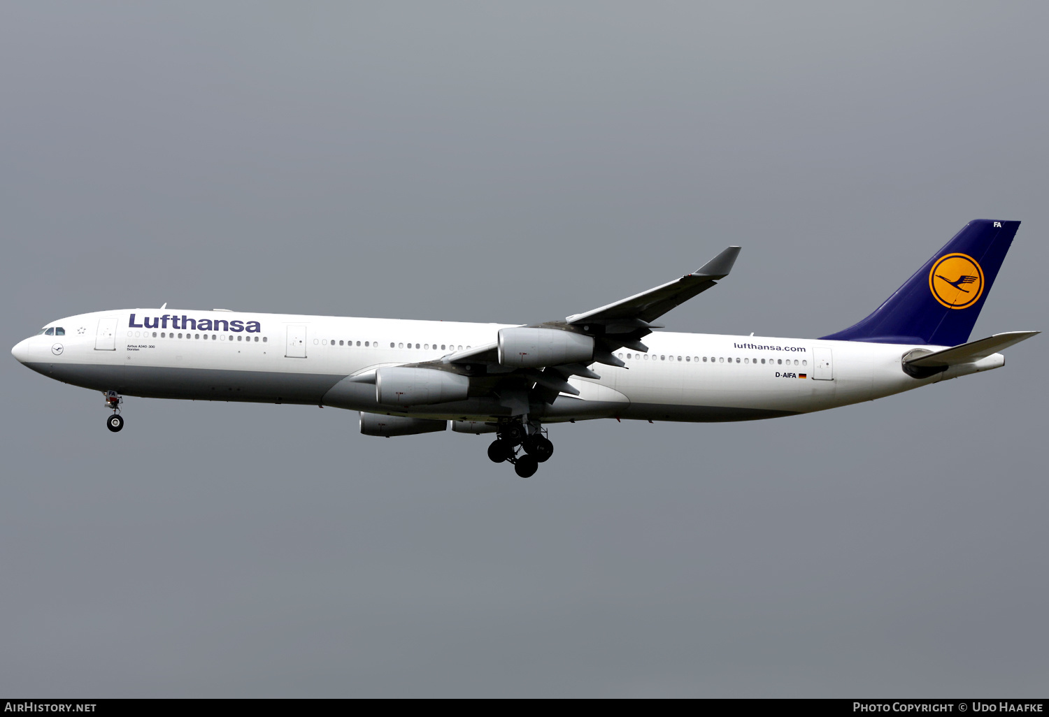 Aircraft Photo of D-AIFA | Airbus A340-313 | Lufthansa | AirHistory.net #557294