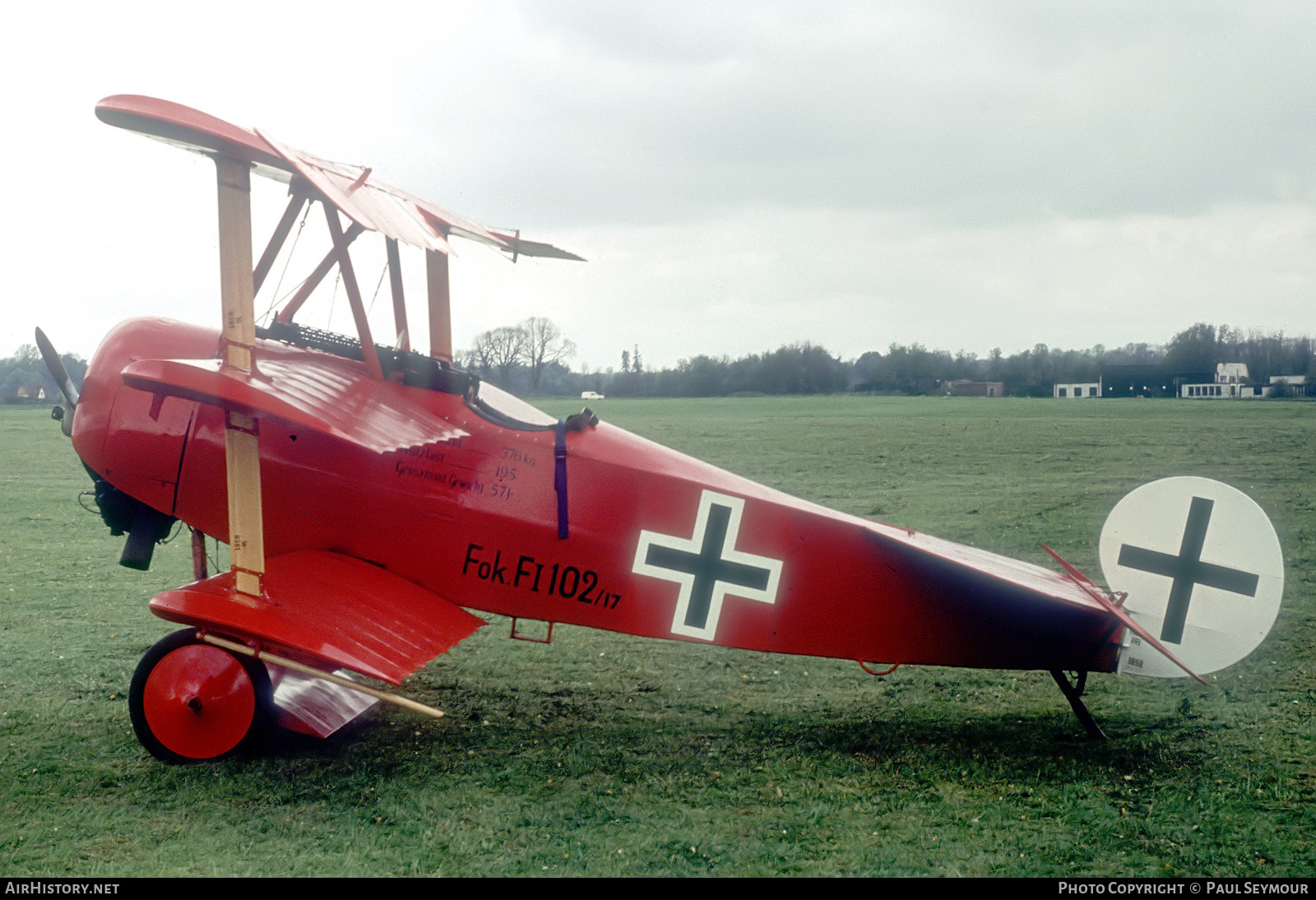 Aircraft Photo of G-BEFR / 102/17 | Fokker Dr.1 (replica) | Germany - Air Force | AirHistory.net #557314