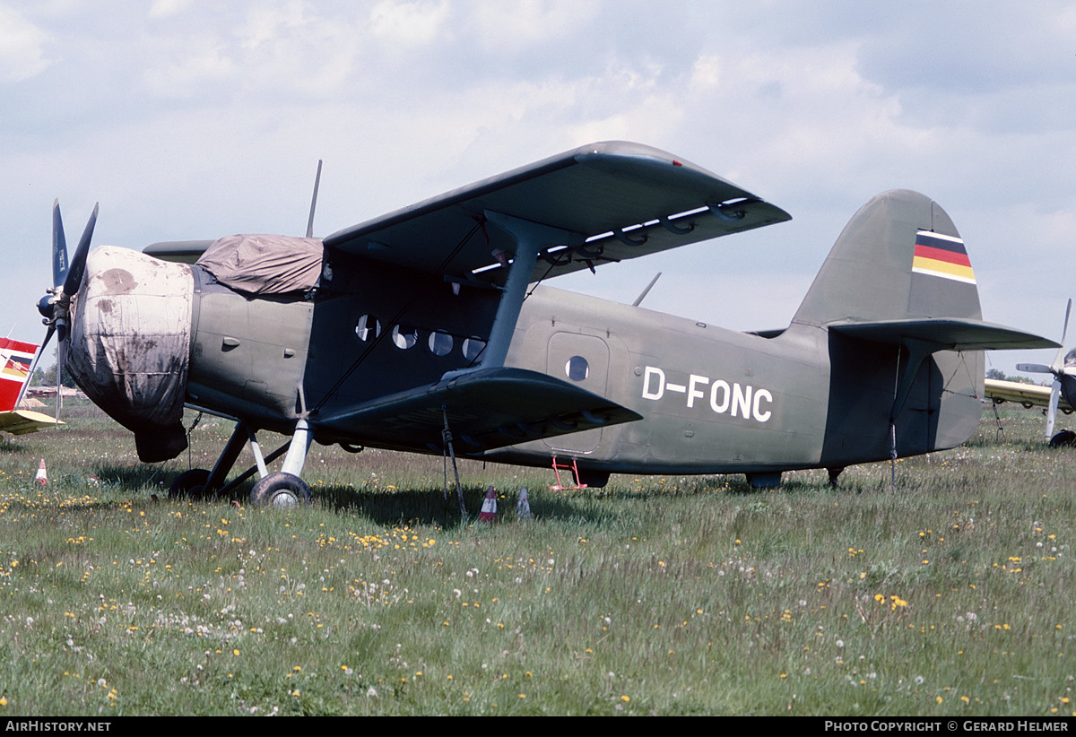 Aircraft Photo of D-FONC | Antonov An-2TD | AirHistory.net #557318