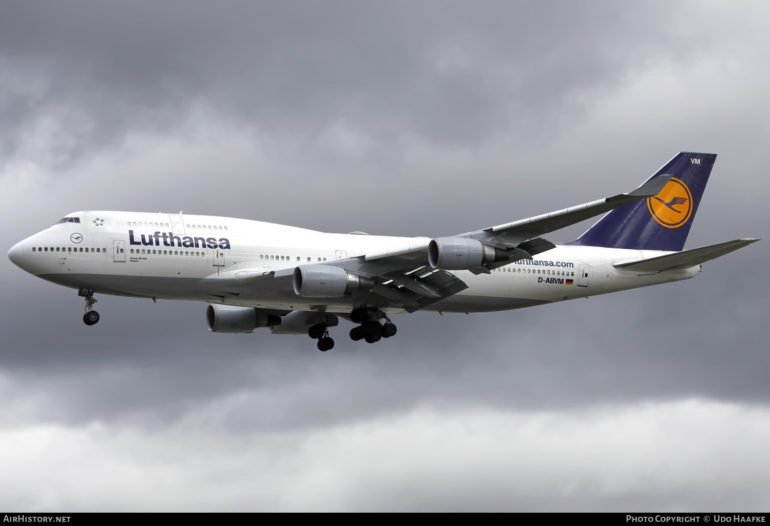 Aircraft Photo of D-ABVM | Boeing 747-430 | Lufthansa | AirHistory.net #557322
