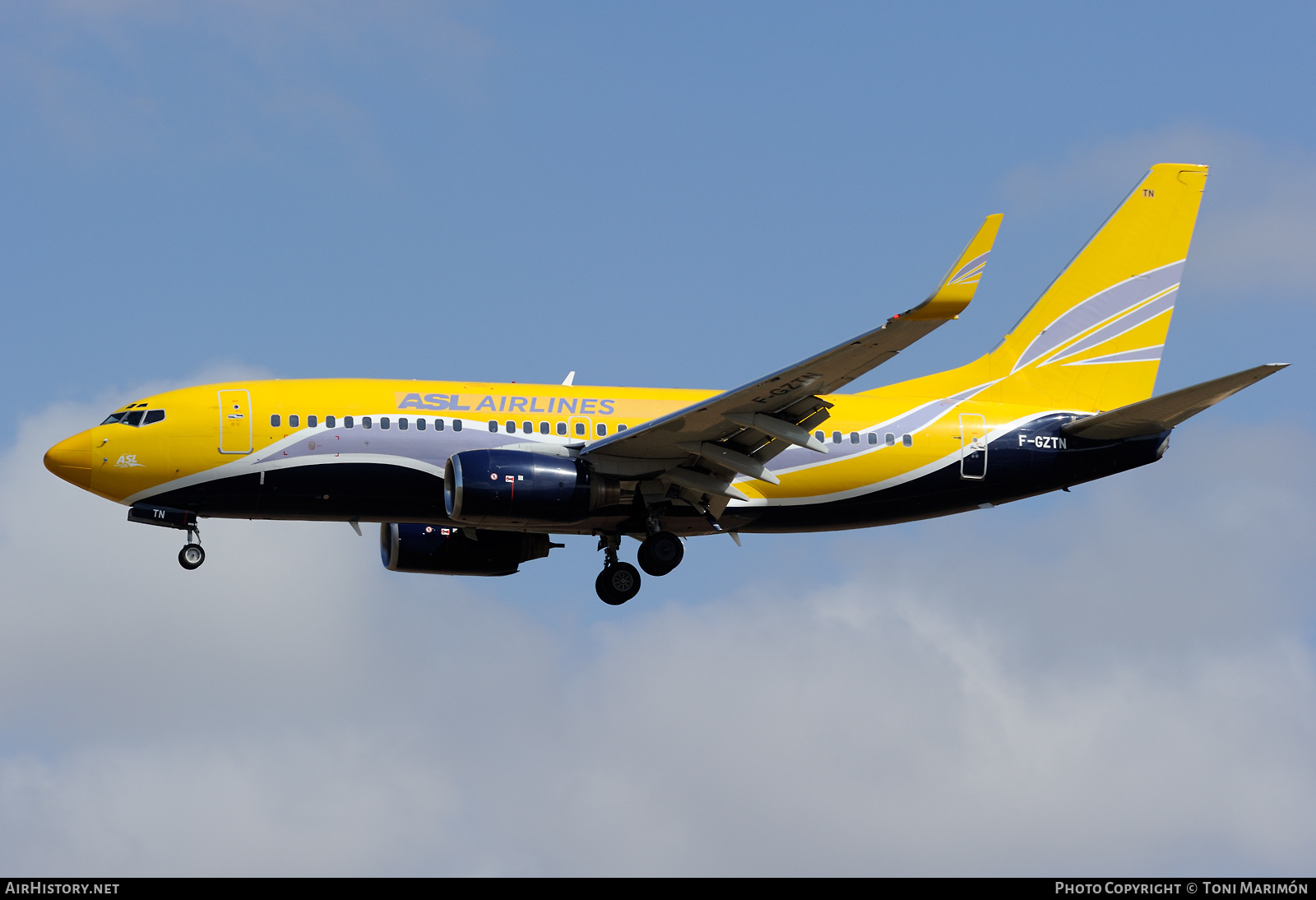 Aircraft Photo of F-GZTN | Boeing 737-73S | ASL Airlines | AirHistory.net #557331