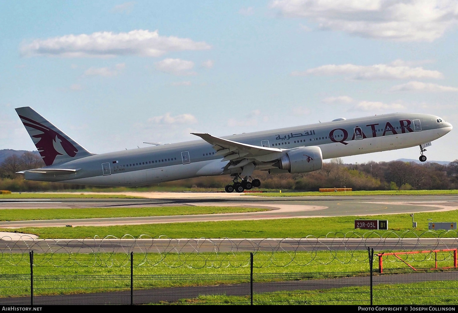 Aircraft Photo of A7-BAE | Boeing 777-3DZ/ER | Qatar Airways | AirHistory.net #557338