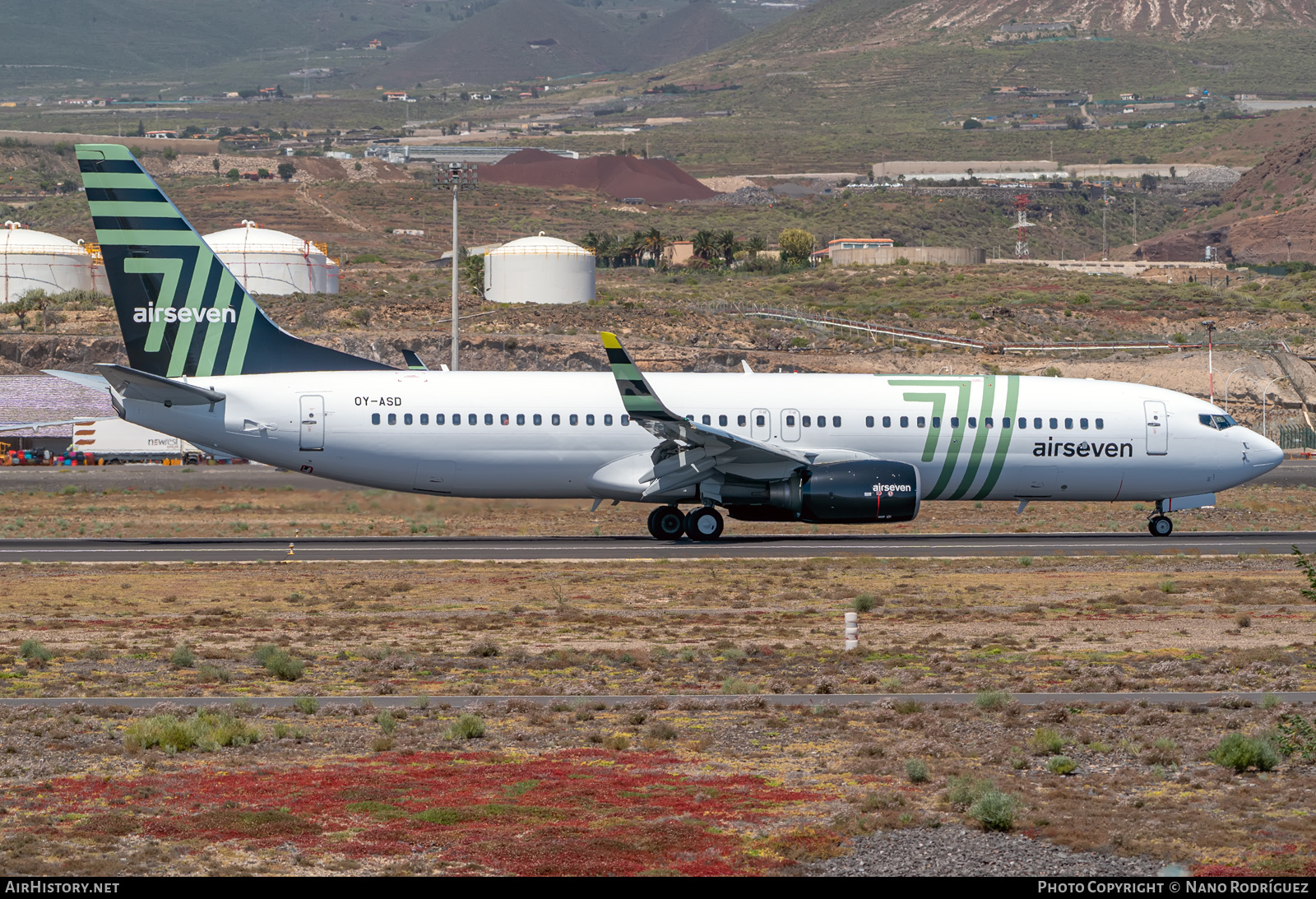 Aircraft Photo of OY-ASD | Boeing 737-8FZ | Airseven | AirHistory.net #557341