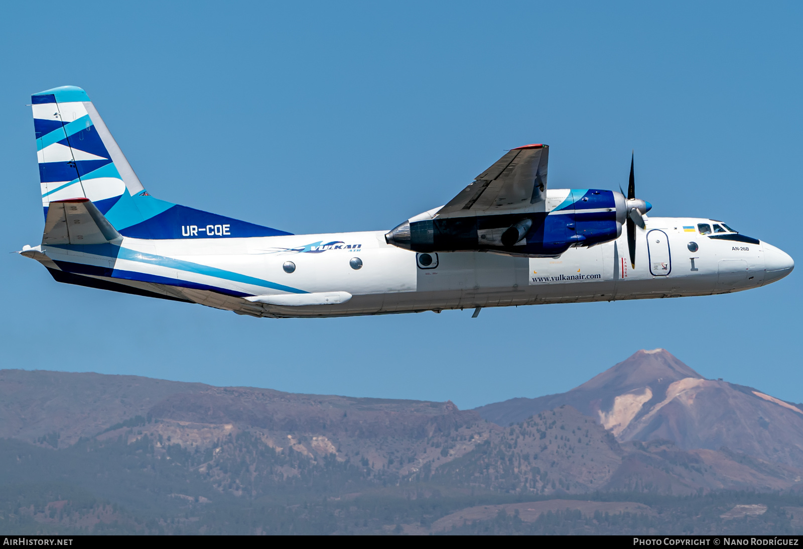 Aircraft Photo of UR-CQE | Antonov An-26B | Vulkan Air | AirHistory.net #557348