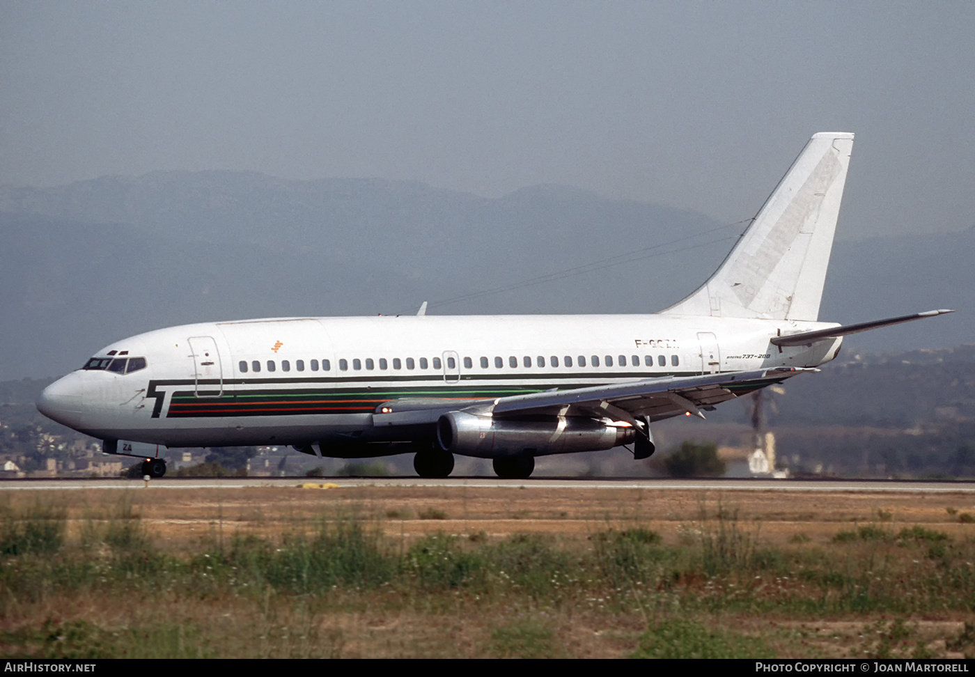 Aircraft Photo of F-GGZA | Boeing 737-2K2C/Adv | ICS - Inter Ciel Service | AirHistory.net #557350