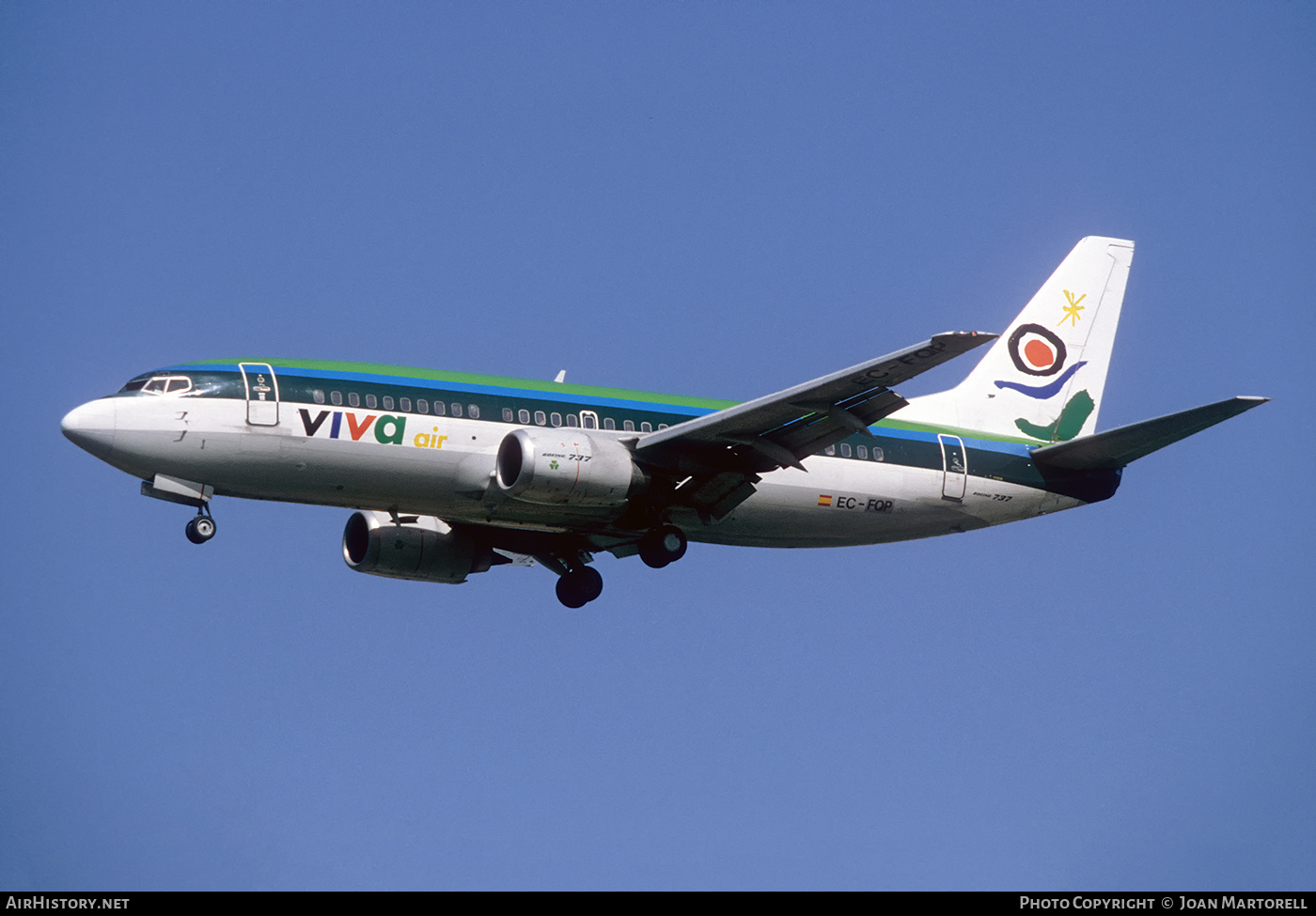 Aircraft Photo of EC-FQP | Boeing 737-348 | Viva Air | AirHistory.net #557352