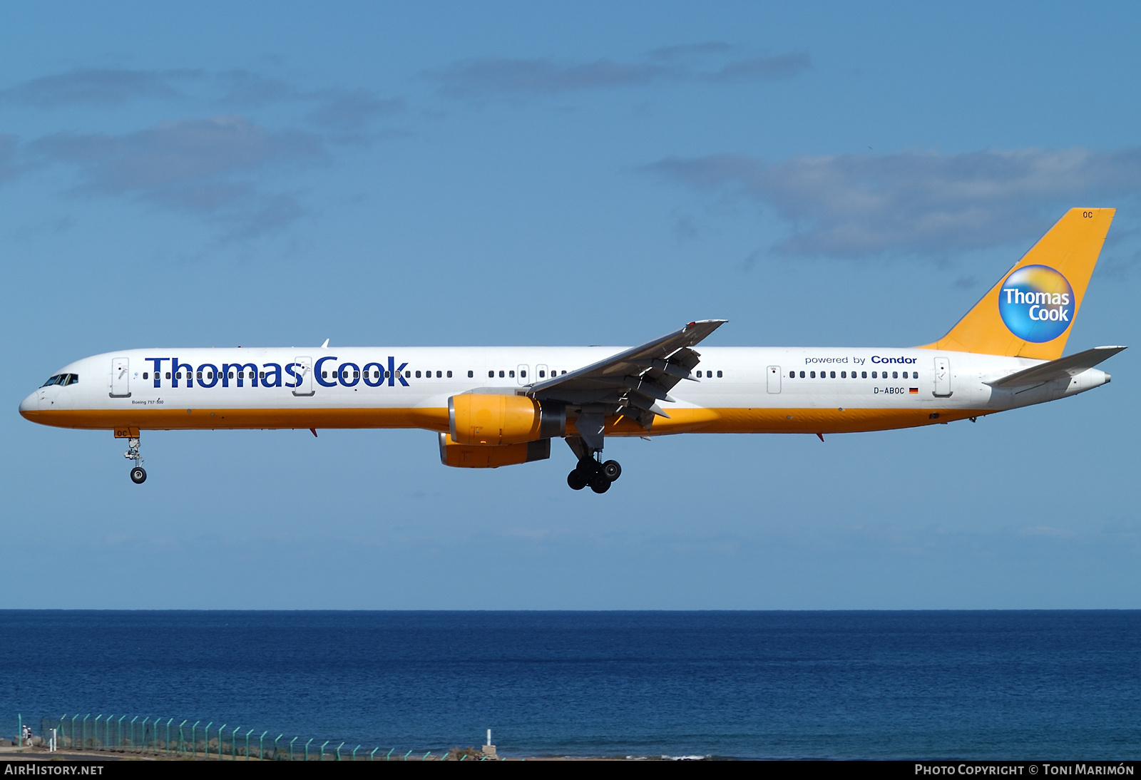 Aircraft Photo of D-ABOC | Boeing 757-330 | Thomas Cook Airlines | AirHistory.net #557354