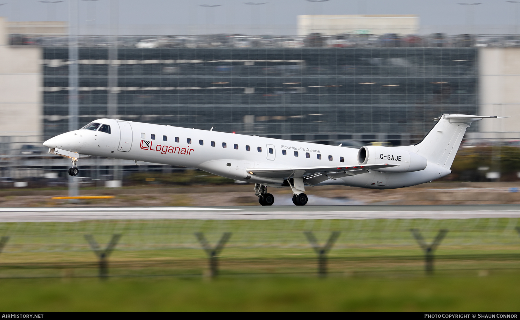 Aircraft Photo of G-SAJE | Embraer ERJ-145EP (EMB-145EP) | Loganair | AirHistory.net #557360