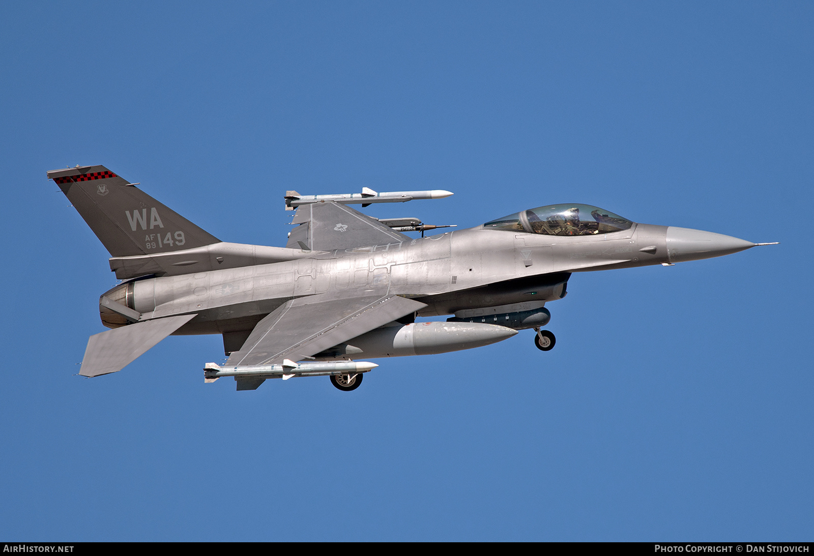 Aircraft Photo of 89-2149 / AF89-149 | Lockheed F-16CM Fighting Falcon | USA - Air Force | AirHistory.net #557411