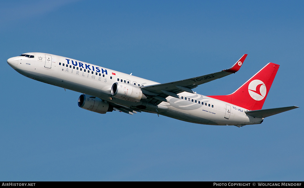 Aircraft Photo of TC-JGJ | Boeing 737-8F2 | Turkish Airlines | AirHistory.net #557431