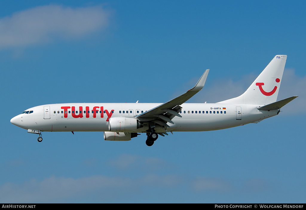 Aircraft Photo of D-AHFA | Boeing 737-8K5 | TUIfly | AirHistory.net #557433