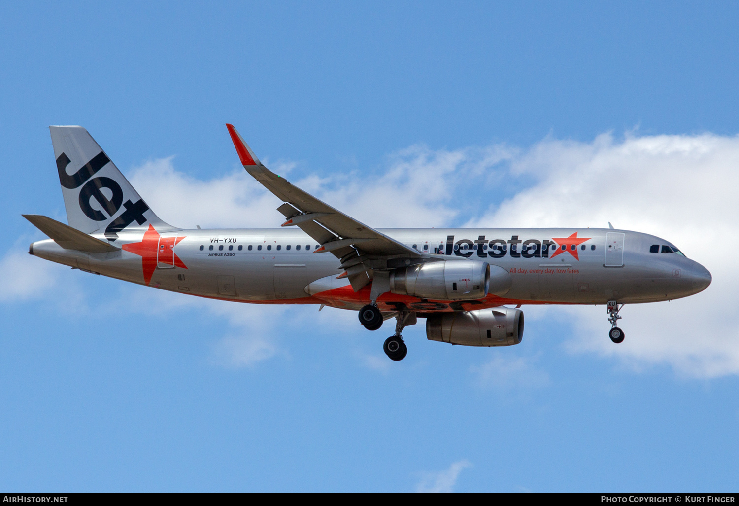 Aircraft Photo of VH-YXU | Airbus A320-232 | Jetstar Airways | AirHistory.net #557435