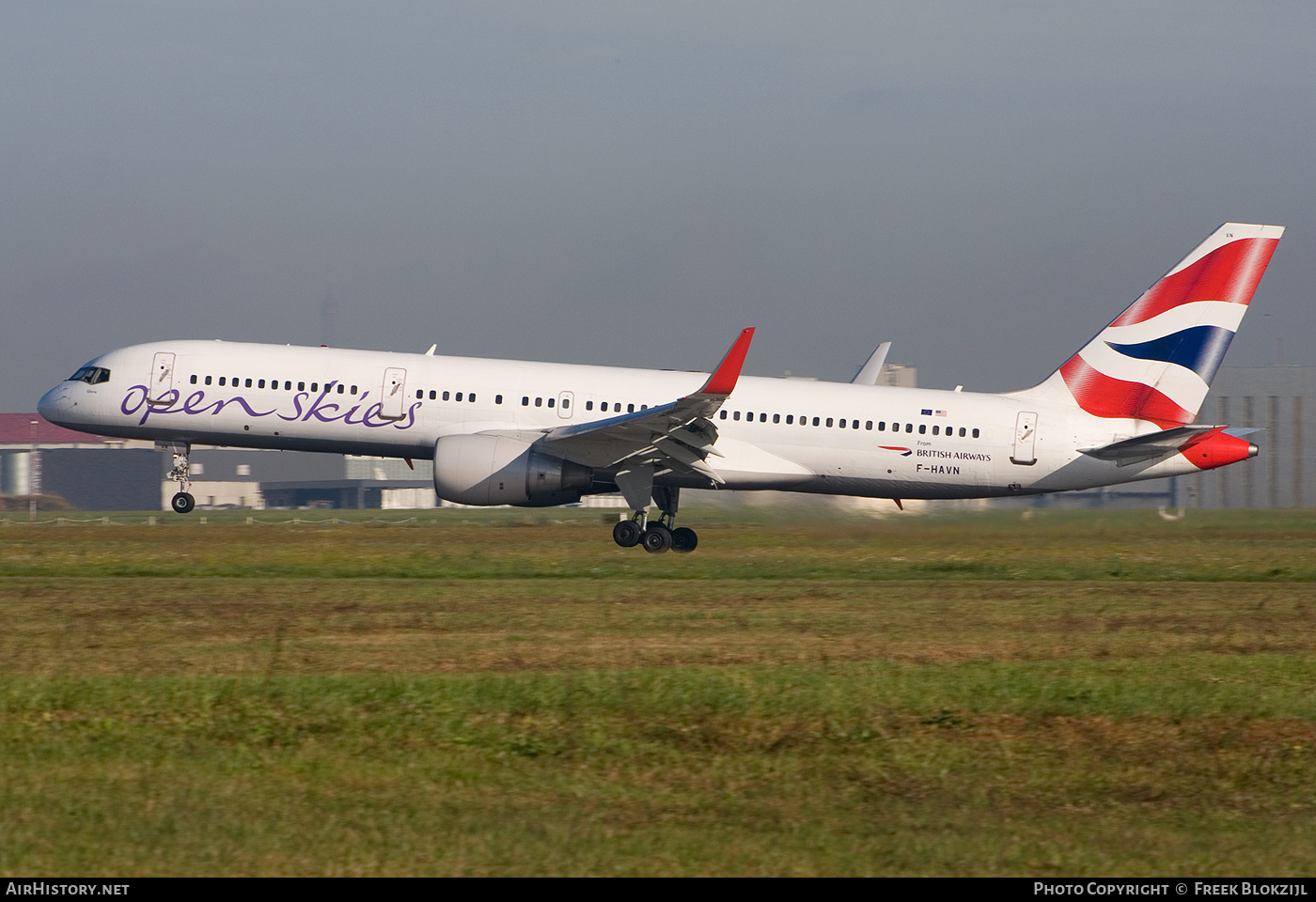 Aircraft Photo of F-HAVN | Boeing 757-230 | OpenSkies | AirHistory.net #557438