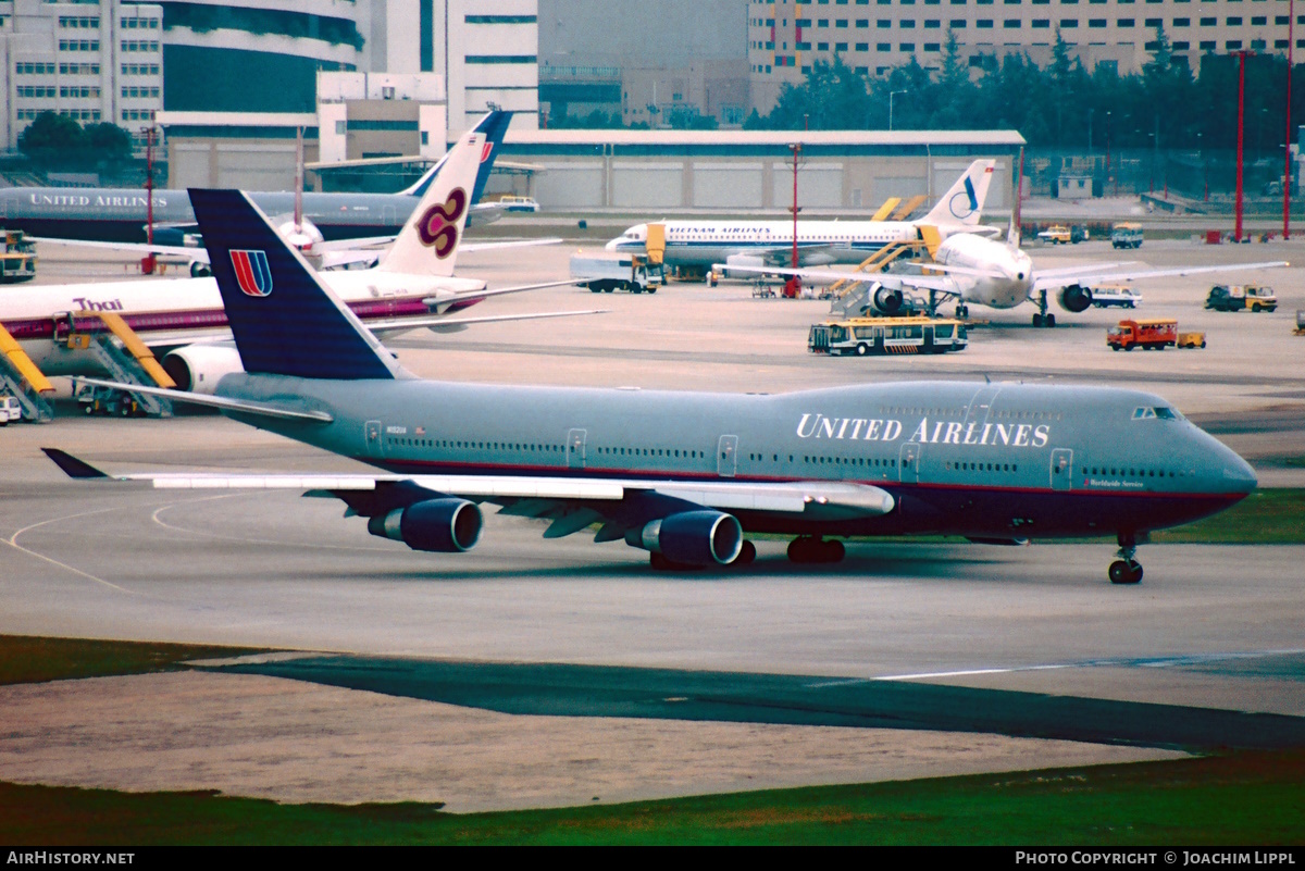 Aircraft Photo of N192UA | Boeing 747-422 | United Airlines | AirHistory.net #557439
