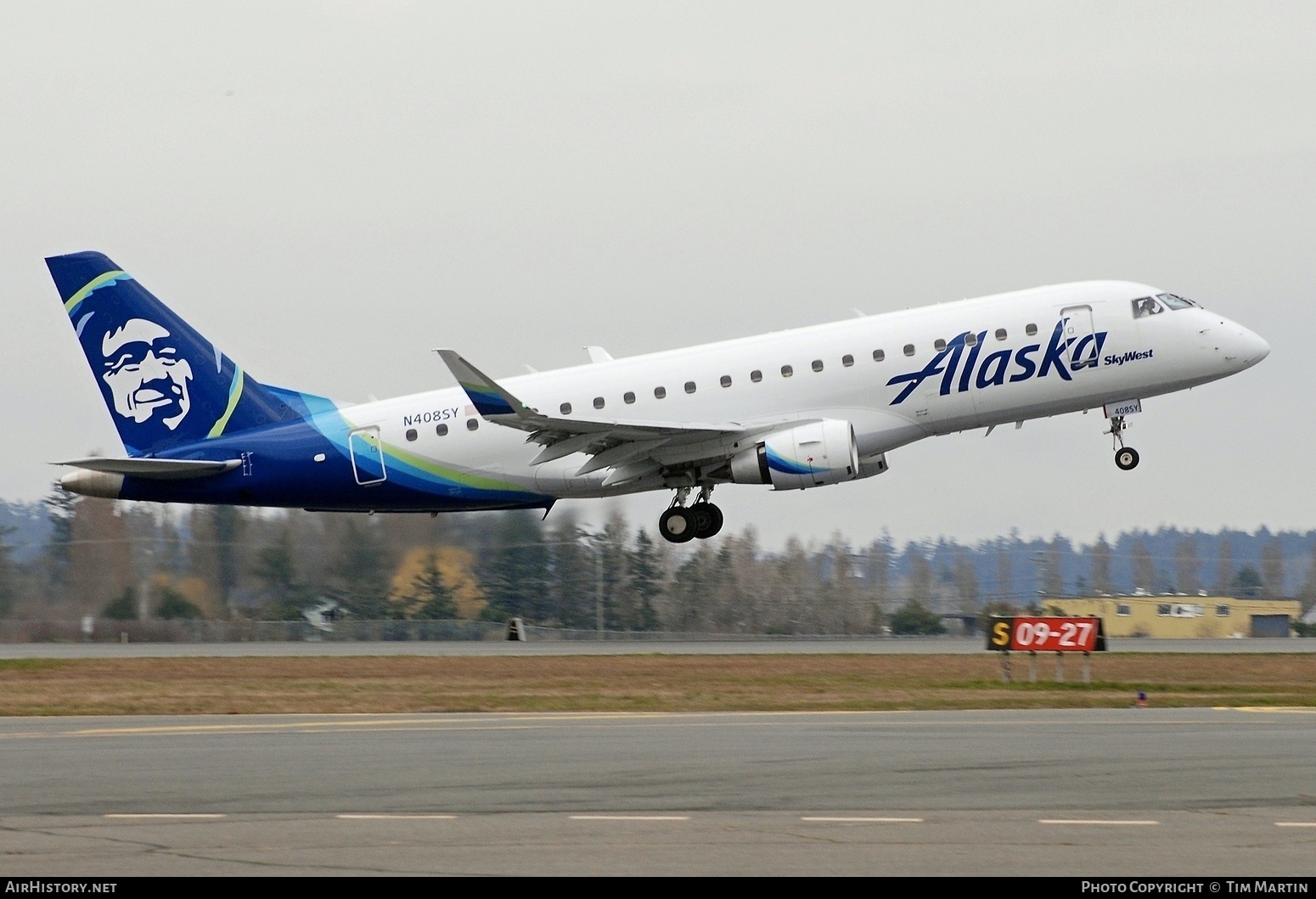 Aircraft Photo of N408SY | Embraer 175LR (ERJ-170-200LR) | Alaska Airlines | AirHistory.net #557444