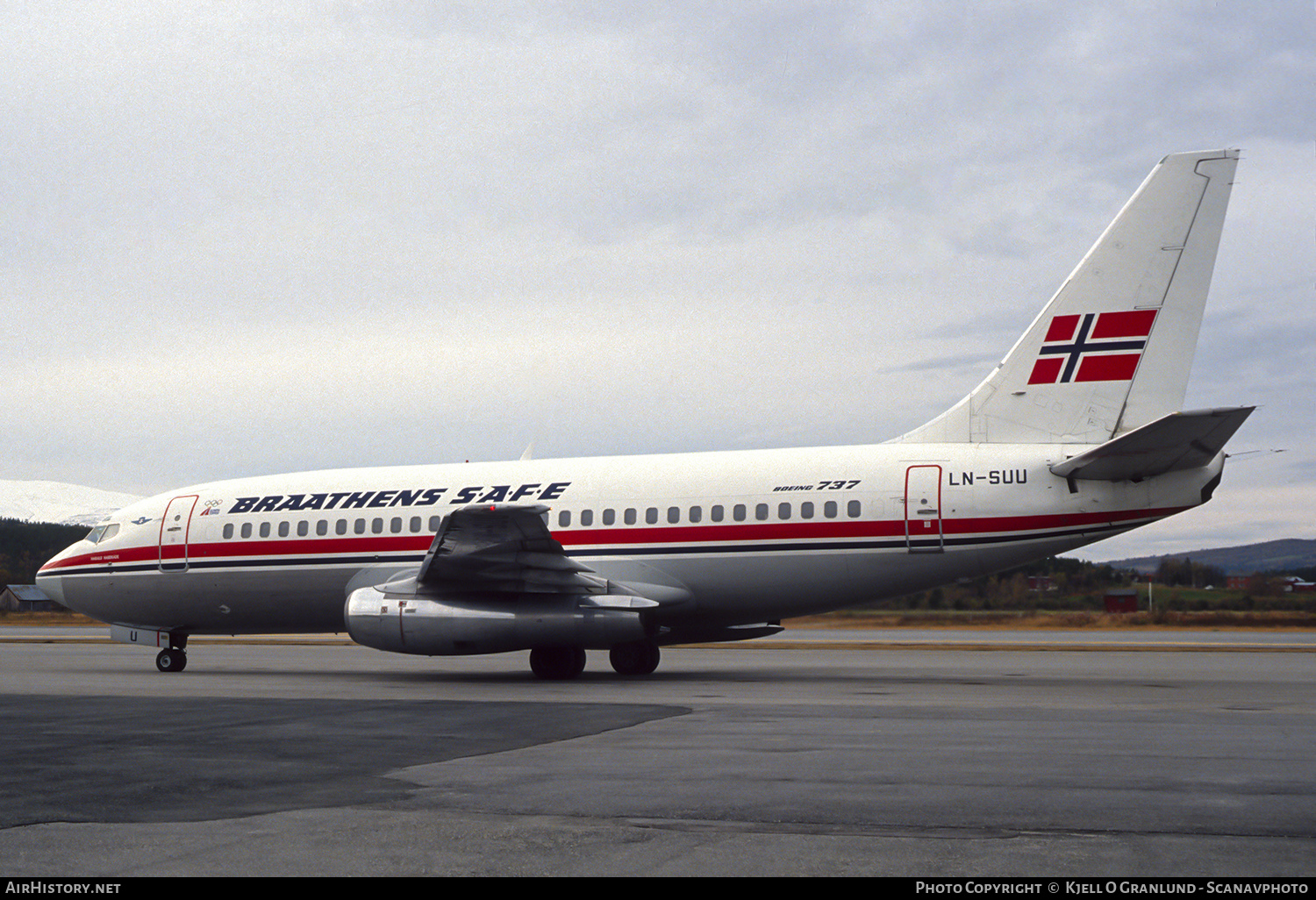 Aircraft Photo of LN-SUU | Boeing 737-205/Adv | Braathens SAFE | AirHistory.net #557447
