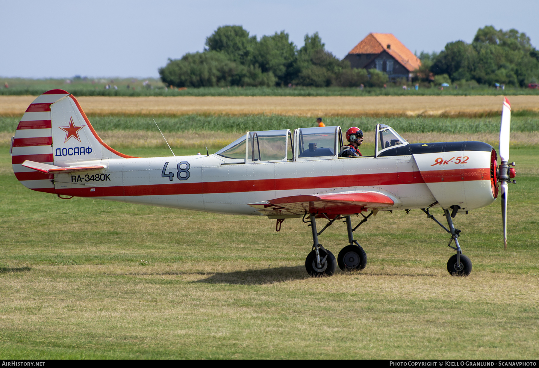 Aircraft Photo of RA-3480K | Yakovlev Yak-52 | Soviet Union - DOSAAF | AirHistory.net #557451