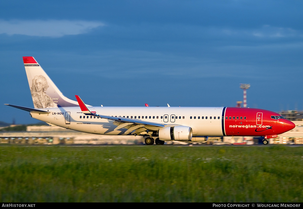 Aircraft Photo of LN-NOU | Boeing 737-8FZ | Norwegian | AirHistory.net #557455