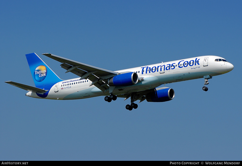 Aircraft Photo of G-FCLG | Boeing 757-28A | Thomas Cook Airlines | AirHistory.net #557464