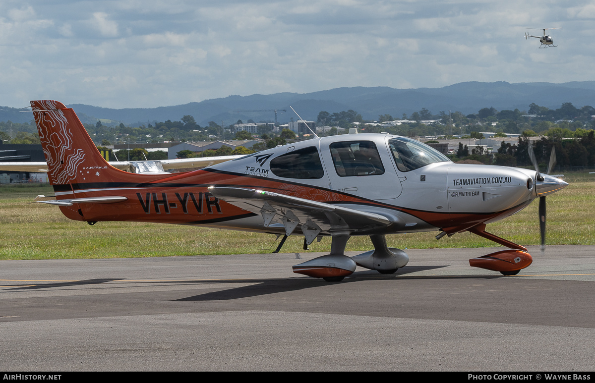 Aircraft Photo of VH-YVR | Cirrus SR-22 G6-GTS Australis | Team Aviation | AirHistory.net #557475