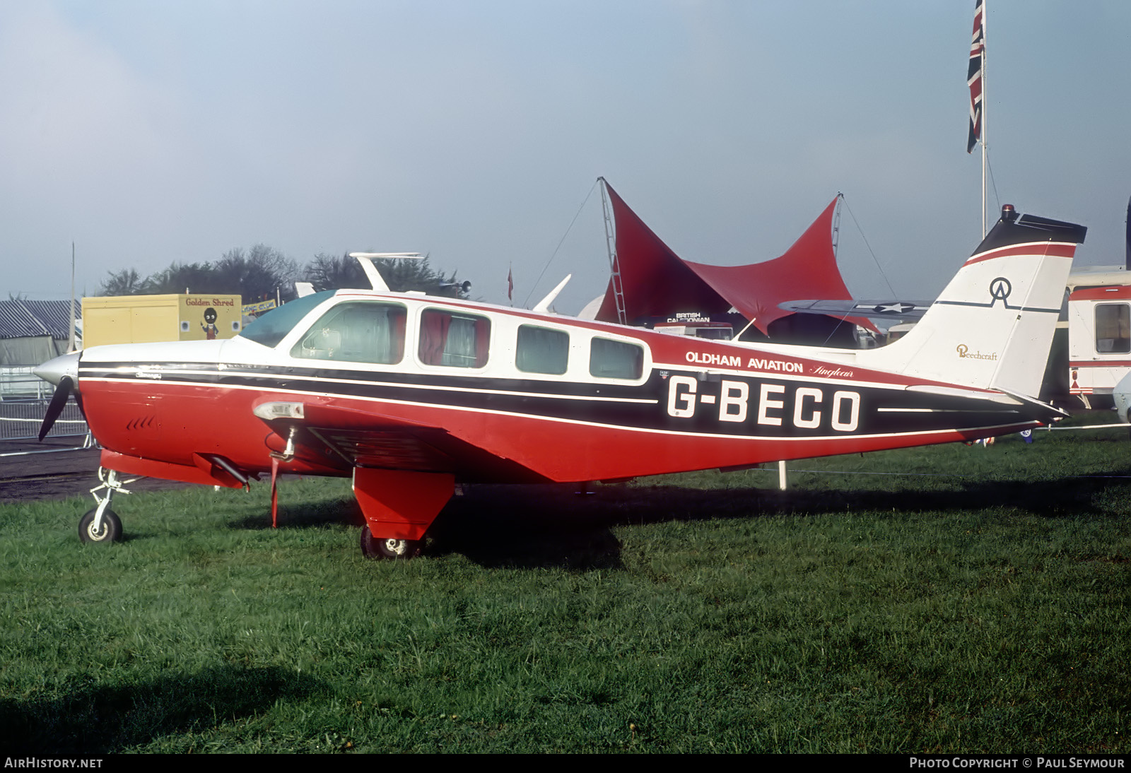 Aircraft Photo of G-BECO | Beech A36 Bonanza 36 | Oldham Aviation | AirHistory.net #557510