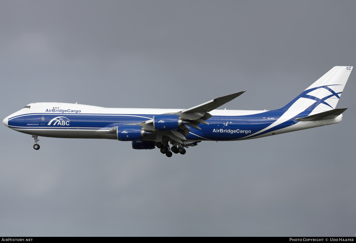 Aircraft Photo of VQ-BGZ | Boeing 747-8HVF/SCD | ABC - AirBridgeCargo Airlines | AirHistory.net #557541