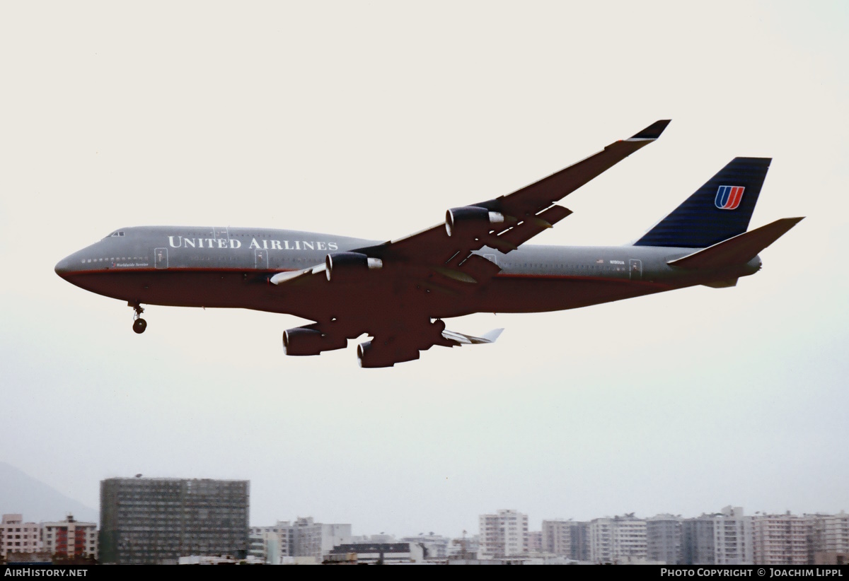 Aircraft Photo of N190UA | Boeing 747-422 | United Airlines | AirHistory.net #557551