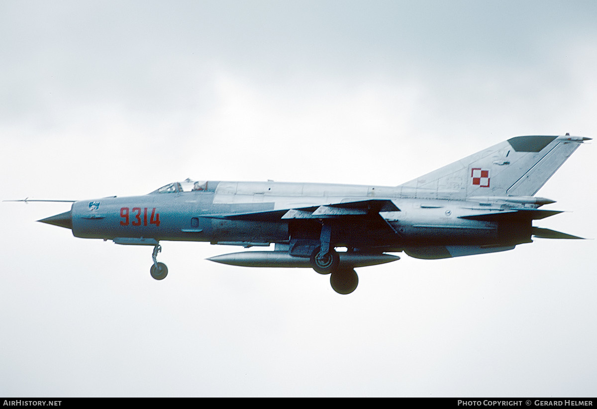 Aircraft Photo of 9314 | Mikoyan-Gurevich MiG-21bis | Poland - Air Force | AirHistory.net #557553