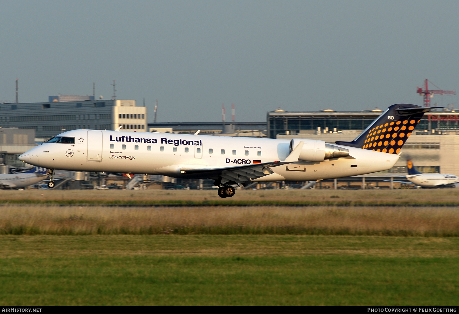 Aircraft Photo of D-ACRO | Bombardier CRJ-200LR (CL-600-2B19) | Lufthansa Regional | AirHistory.net #557572